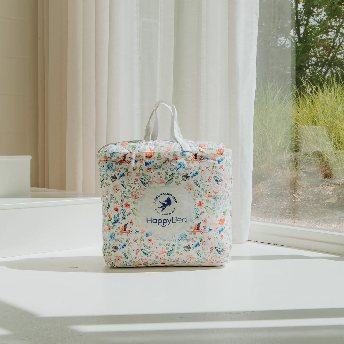 Wasbaar All Season Dekbed | A Fish Named Fred & Thehappybed | Flamingo