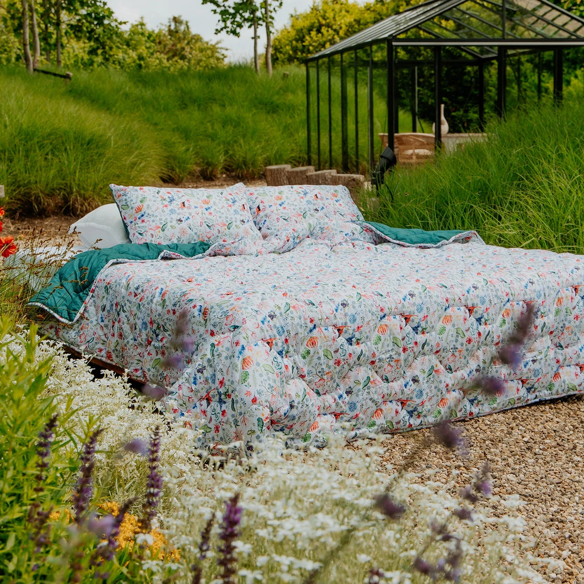 Kussenslopen | A Fish Named Fred & Thehappybed | Flamingo | Set van 2