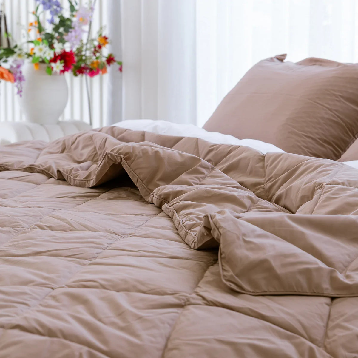 Wasbaar Zomerdekbed | Cotton Breeze | Dune