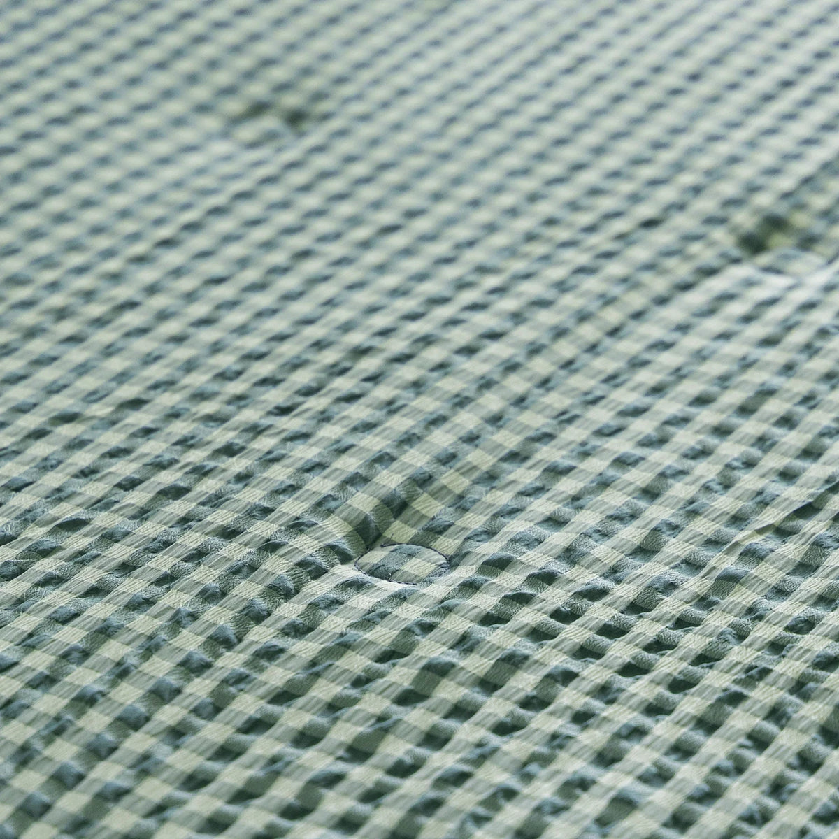 Wasbaar All Season Dekbed | Seersucker | Green Moss