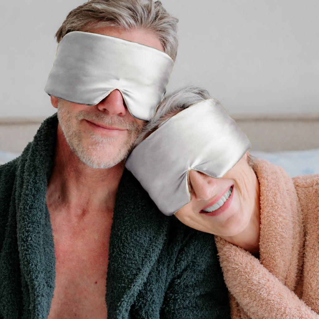 Slaapmasker | Pearl Grey | Set van 2