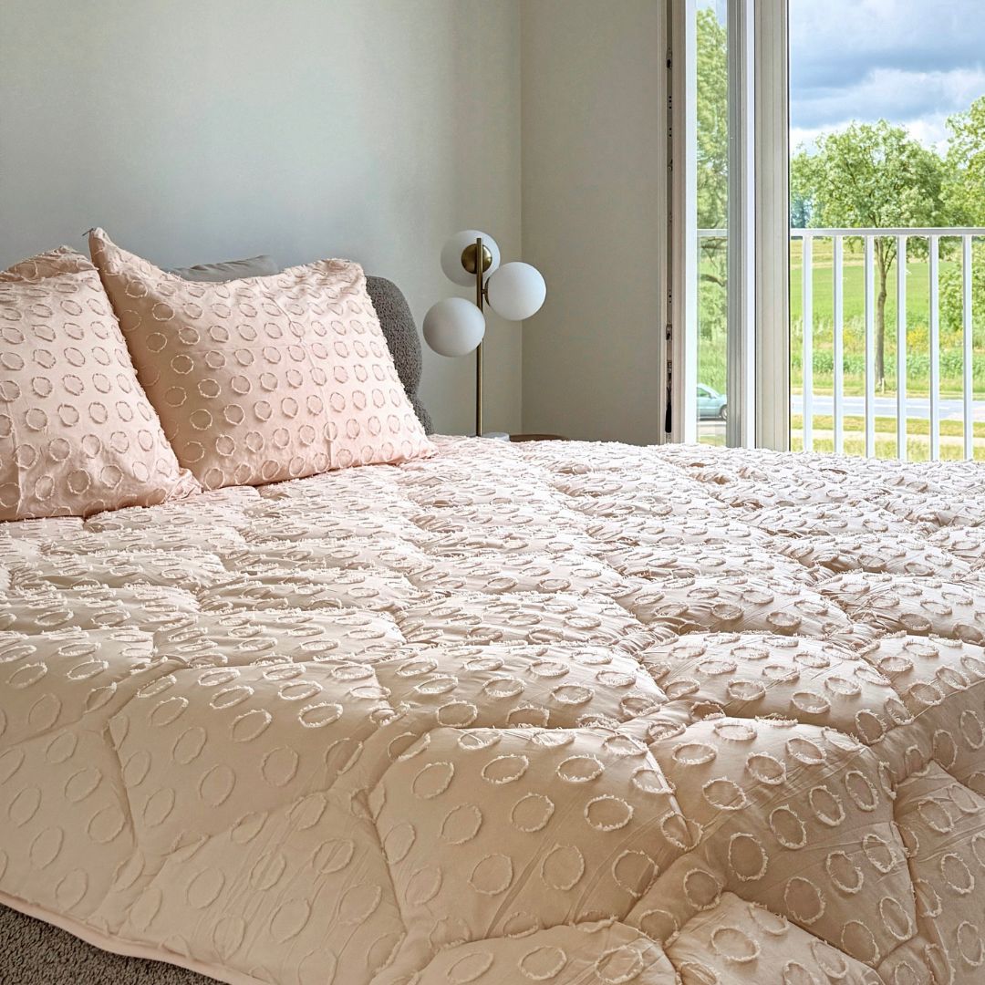 Kussenslopen | Tufted | Soft Peach | Set van 2