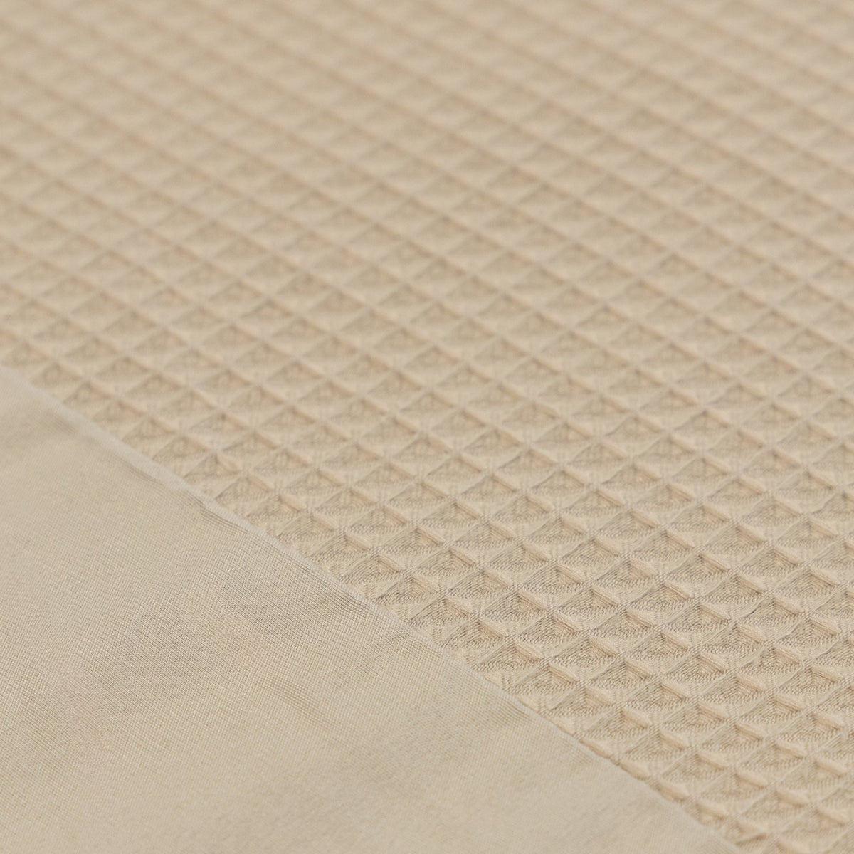 Kussenslopen | Wafel | Taupe | Set van 2