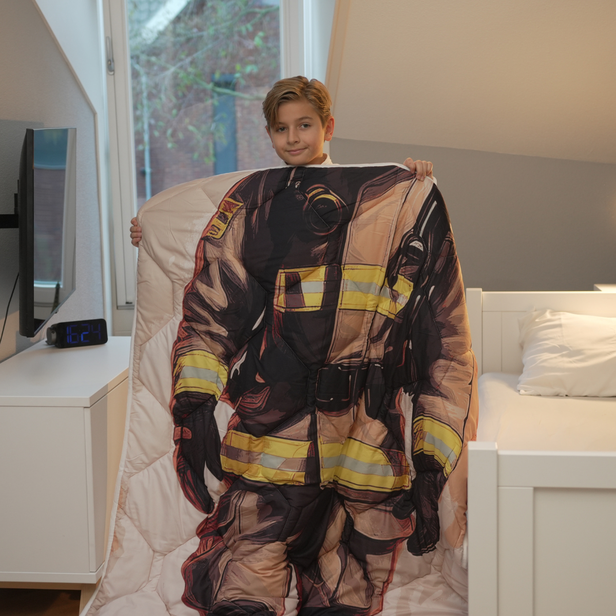 Wasbaar Kids All Season Dekbed | Fireman | Met Kussensloop
