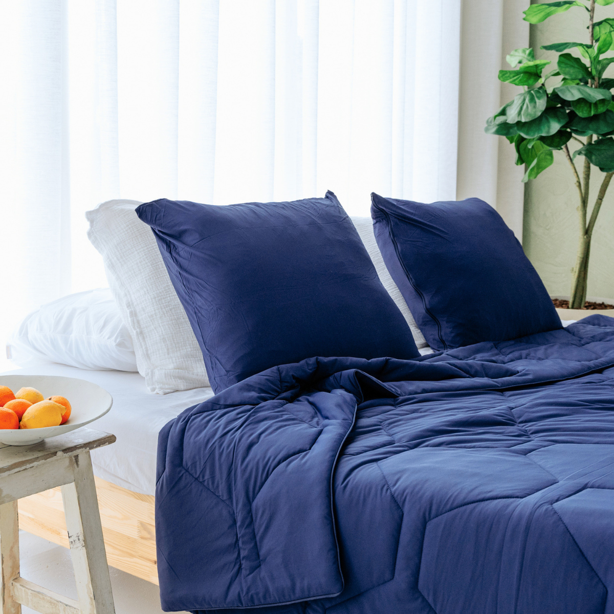 Kussenslopen | Cooling | Navy | Set van 2
