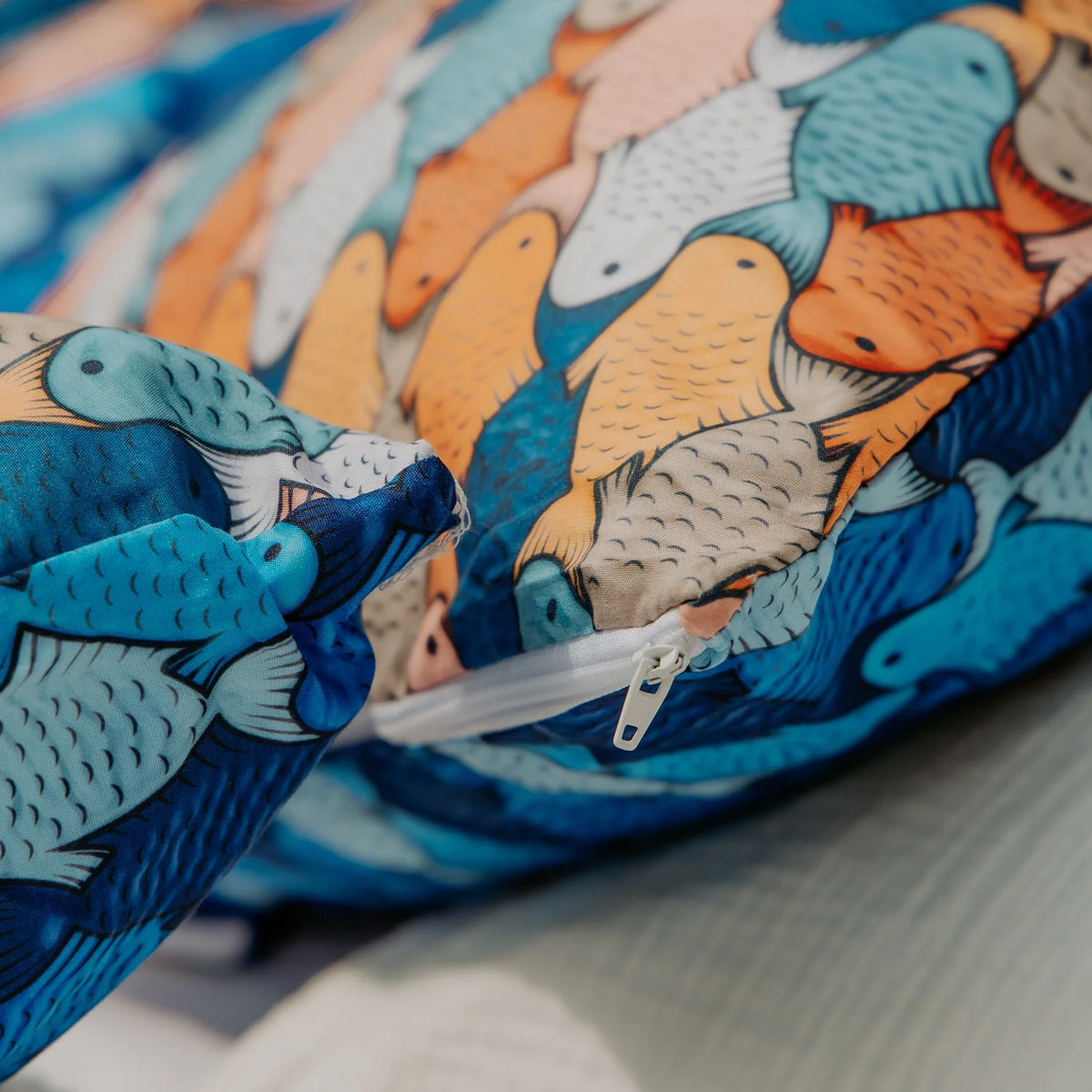 Kussenslopen | A Fish Named Fred & Thehappybed | 3D Fish | Set van 2
