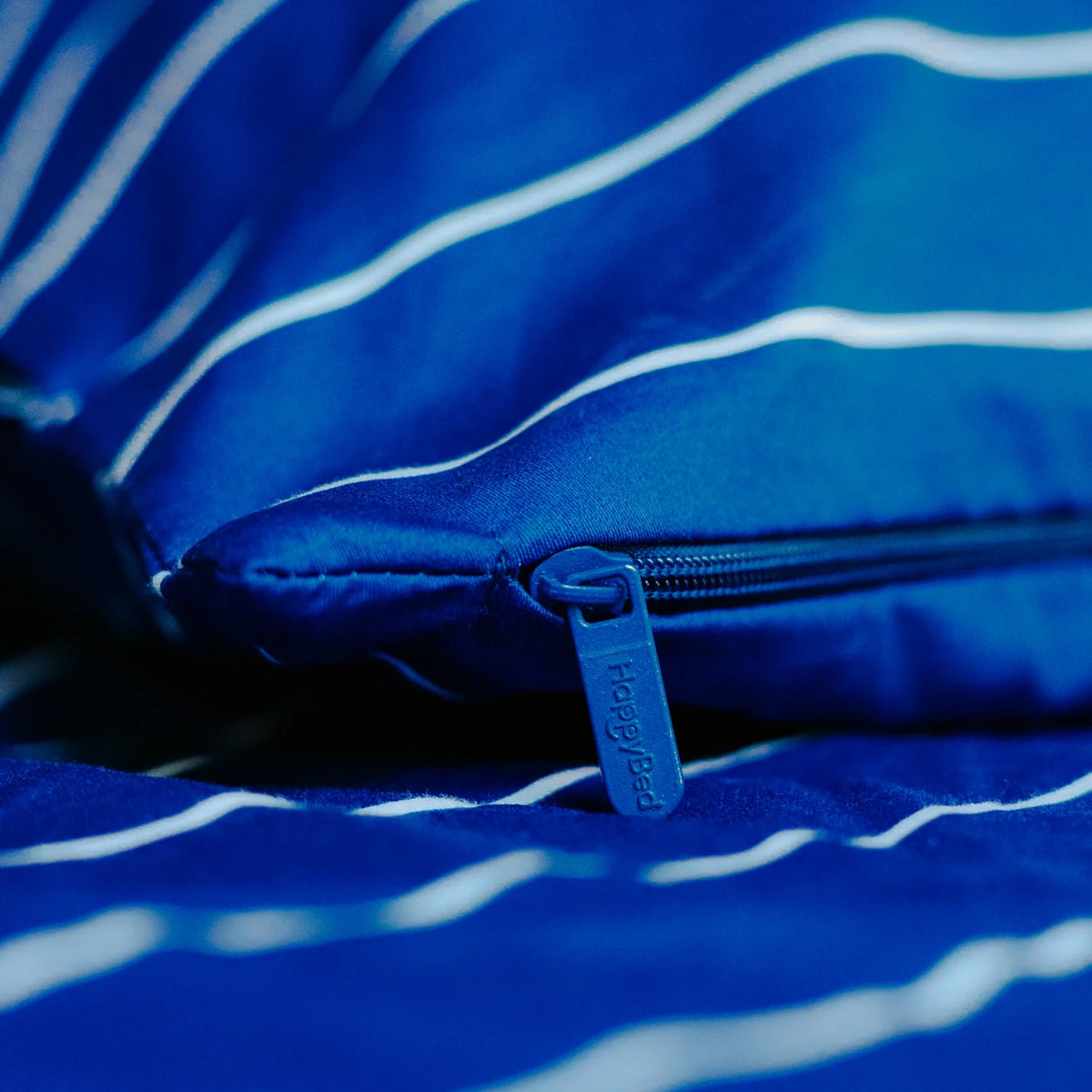 Kussenslopen | Katoen Satijn | Blue Stripes | Set van 2