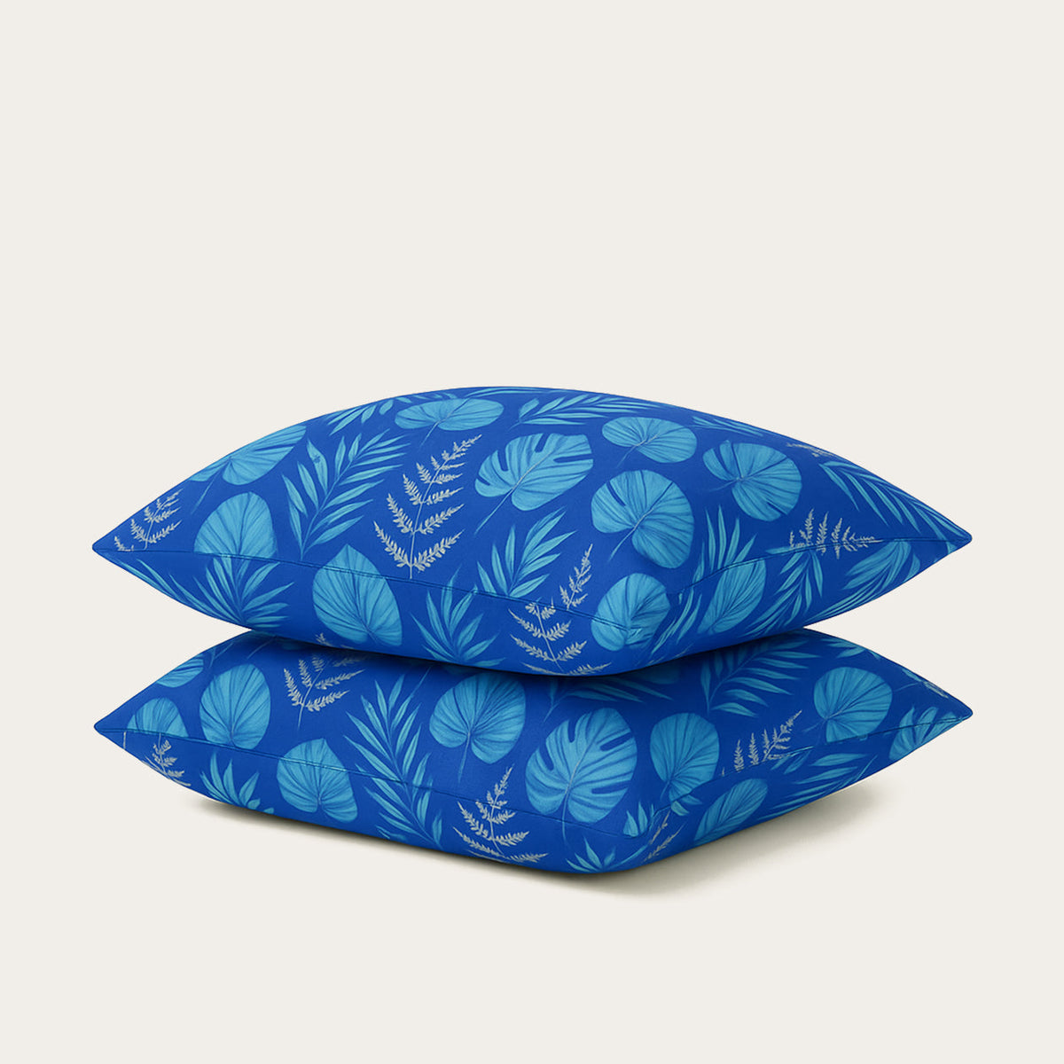 Kussenslopen | Original Prints | Blue Leaves | Set van 2