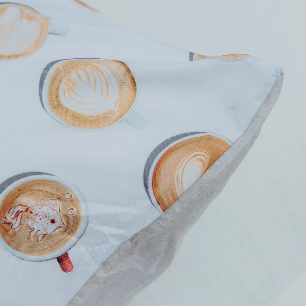 Kussenslopen | A Fish Named Fred & Thehappybed | Coffee Dream | Set van 2