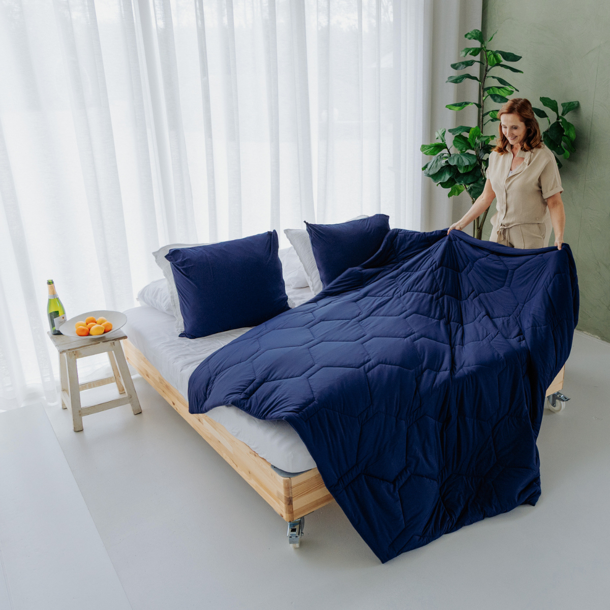 Kussenslopen | Cooling | Navy | Set van 2