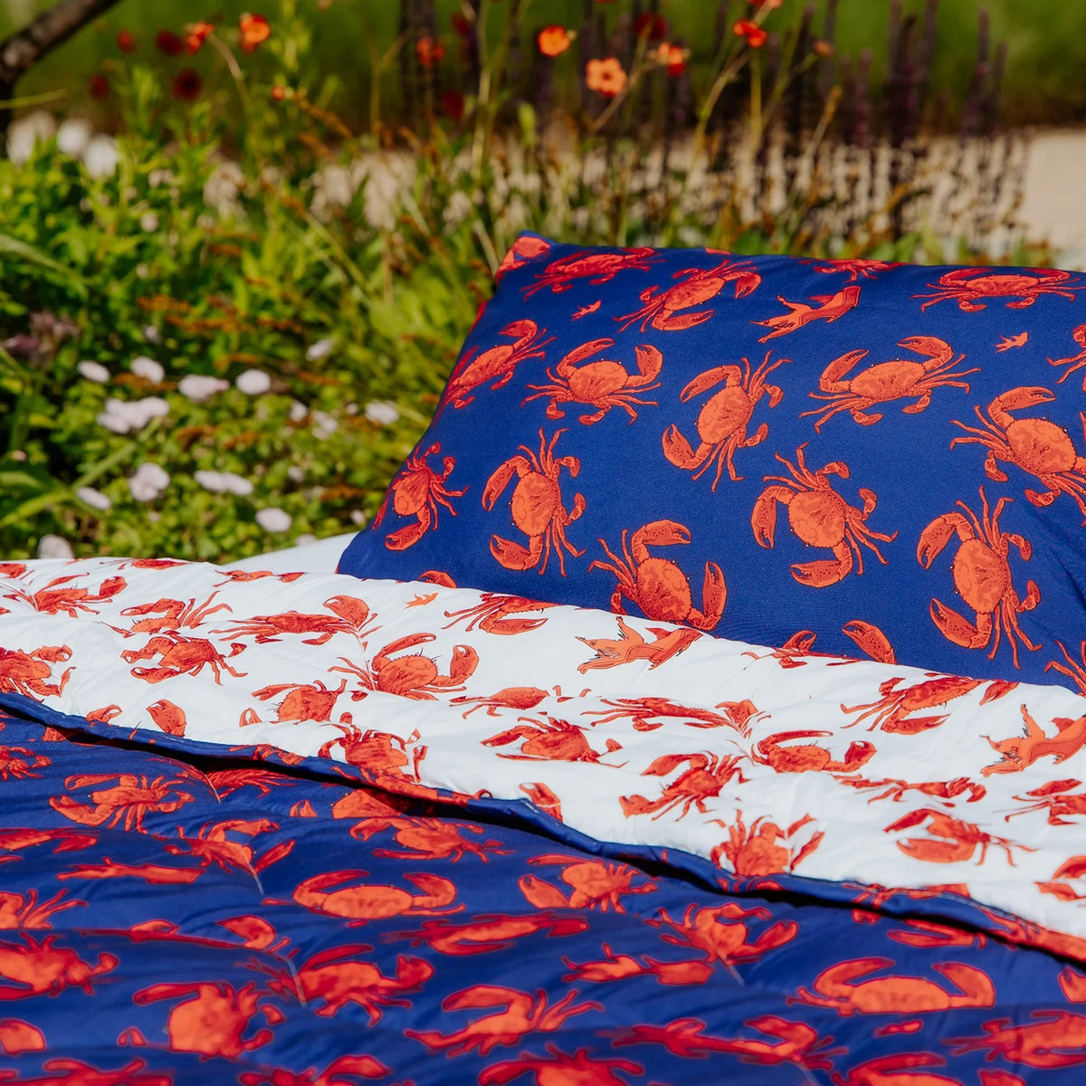 Wasbaar All Season Dekbed | A Fish Named Fred & Thehappybed | Costal Crab