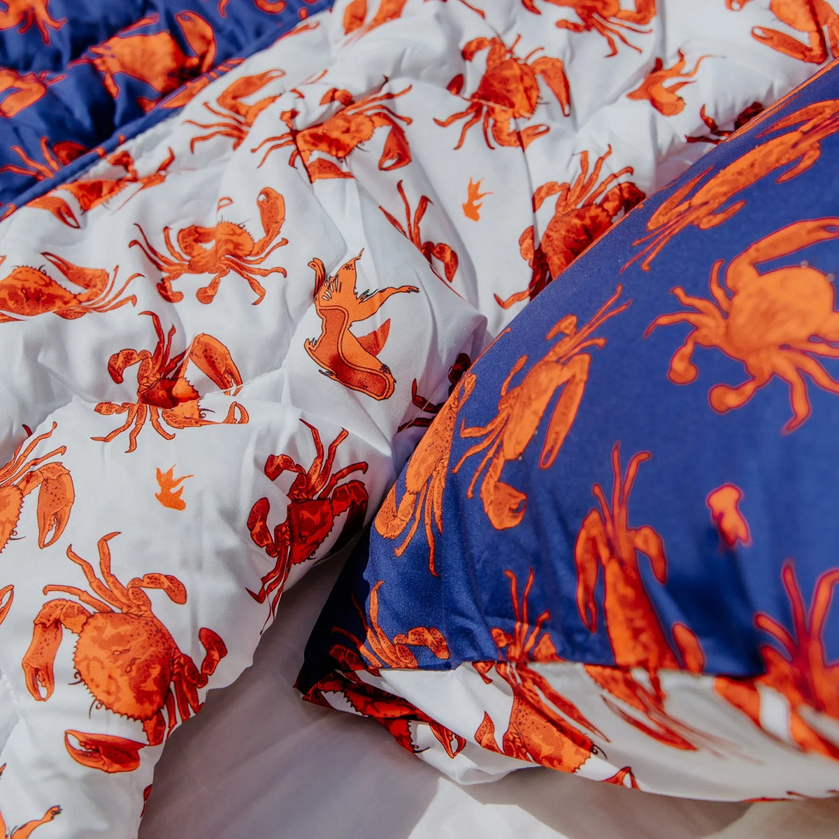 Wasbaar All Season Dekbed | A Fish Named Fred & Thehappybed | Costal Crab