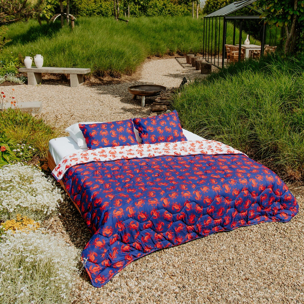 Kussenslopen | A Fish Named Fred & Thehappybed | Costal Crab | Set van 2