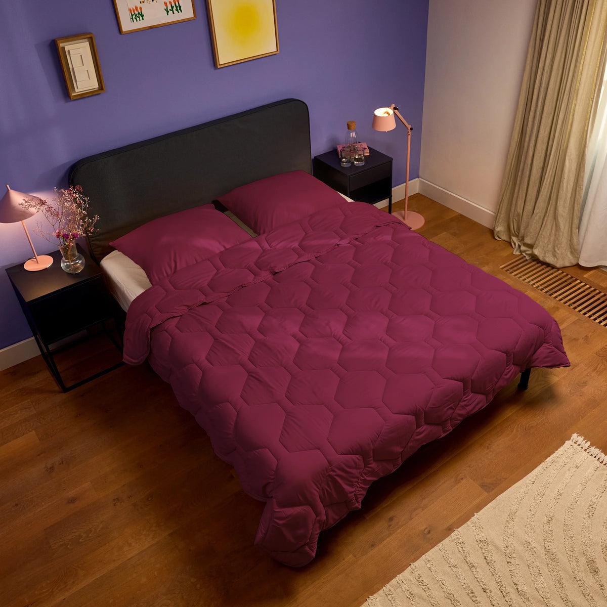 Wasbaar Winterdekbed | Original | Crimson Plum