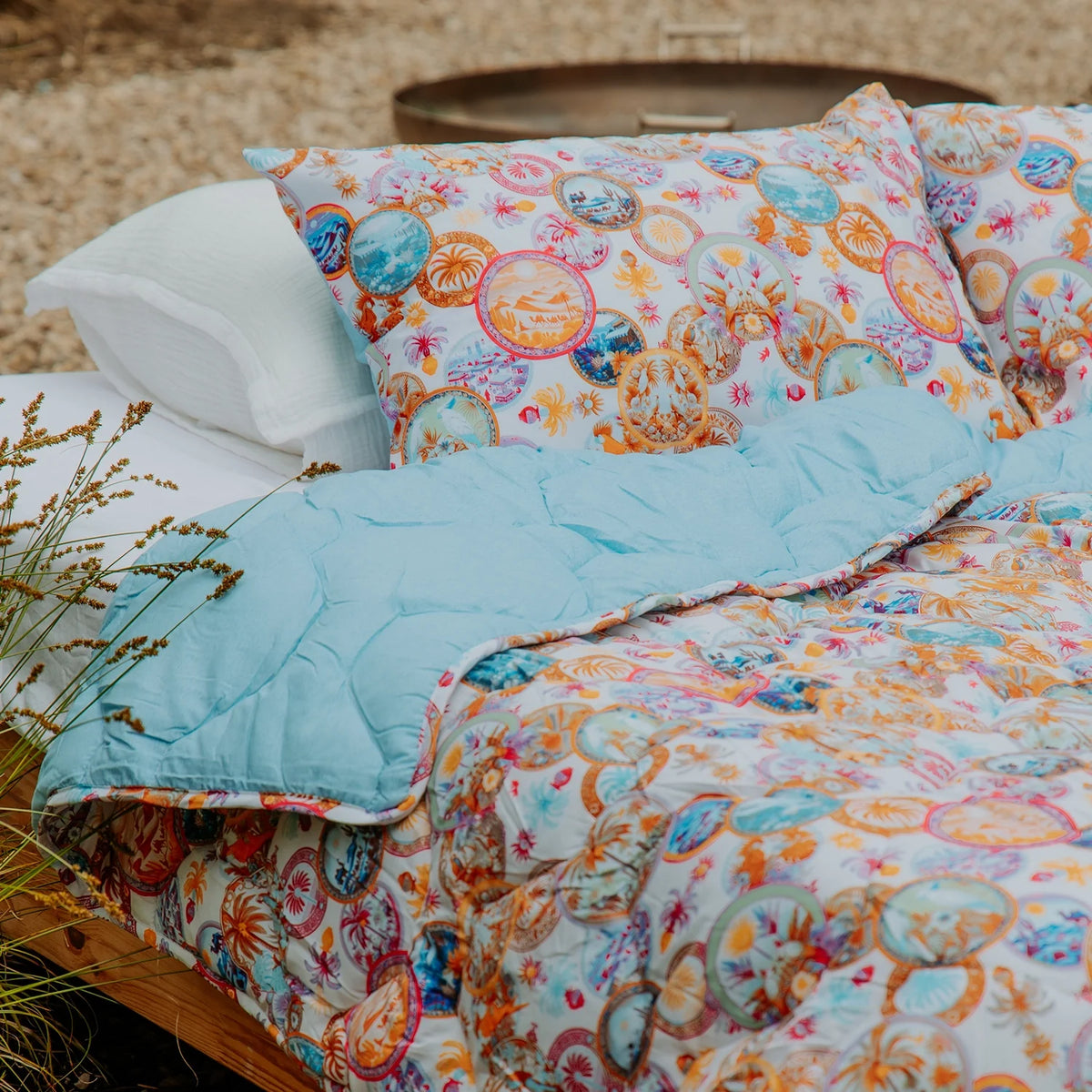 Kussenslopen | A Fish Named Fred & Thehappybed | Desert World | Set van 2