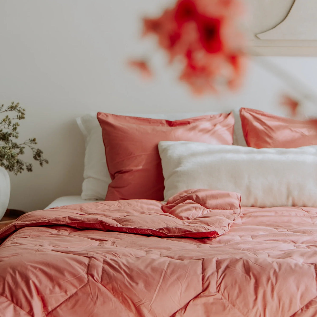 Wasbaar All Season Dekbed | Feather Down | Old Pink