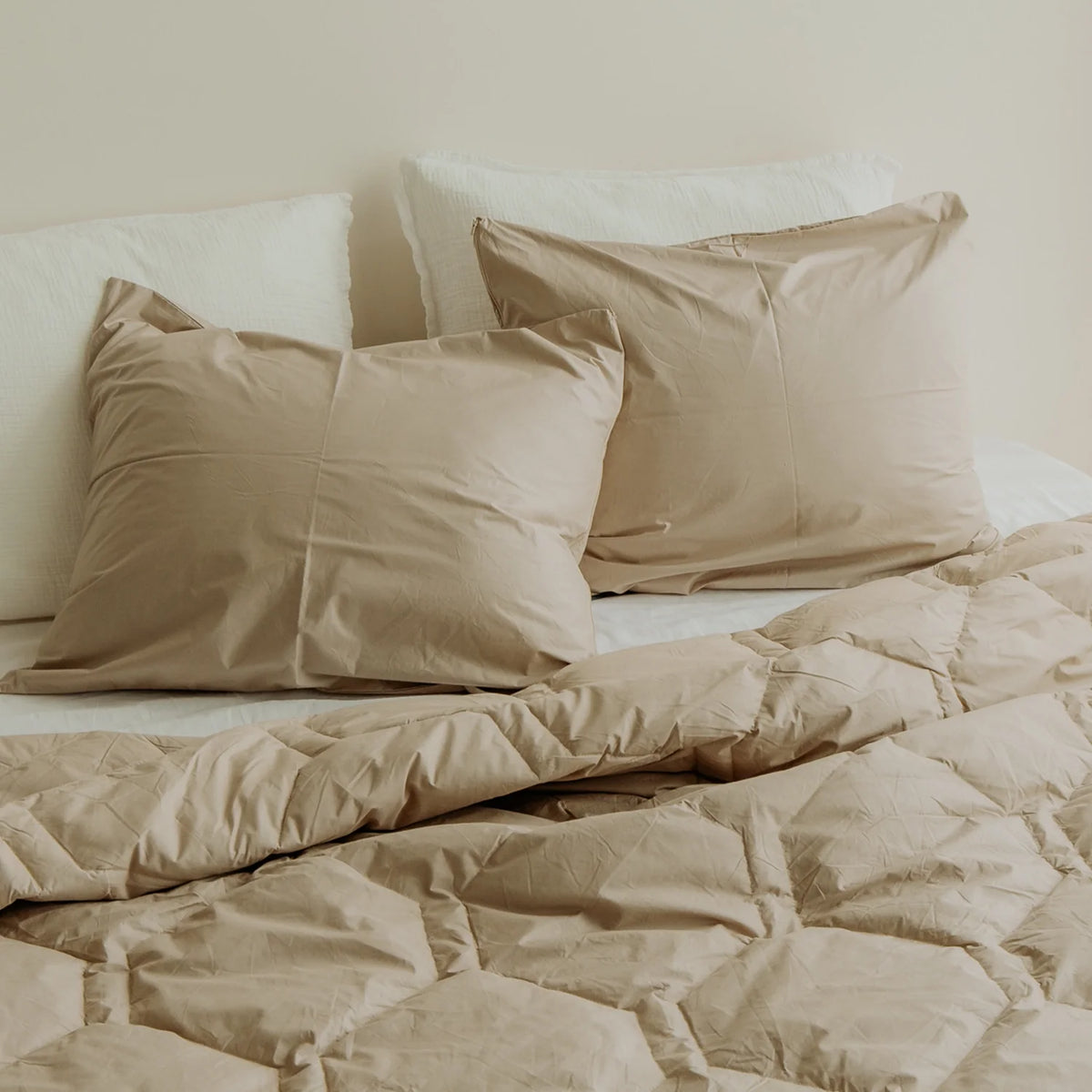Wasbaar All Season Dekbed | Feather Down | Taupe