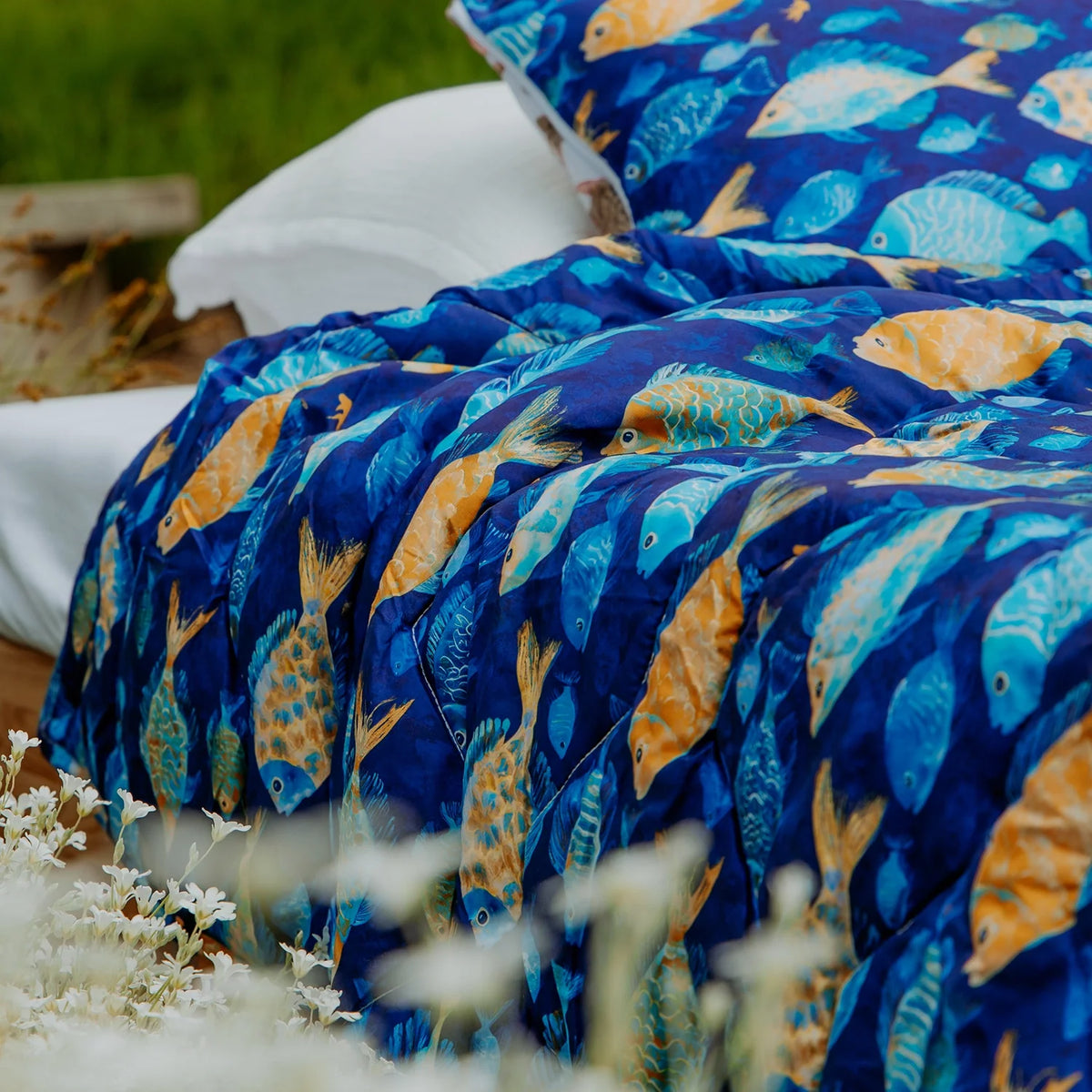 Wasbaar All Season Dekbed | A Fish Named Fred & Thehappybed | Fish