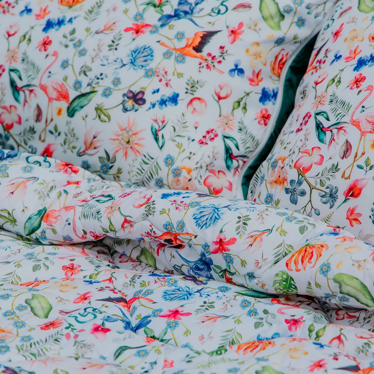 Wasbaar All Season Dekbed | A Fish Named Fred & Thehappybed | Flamingo