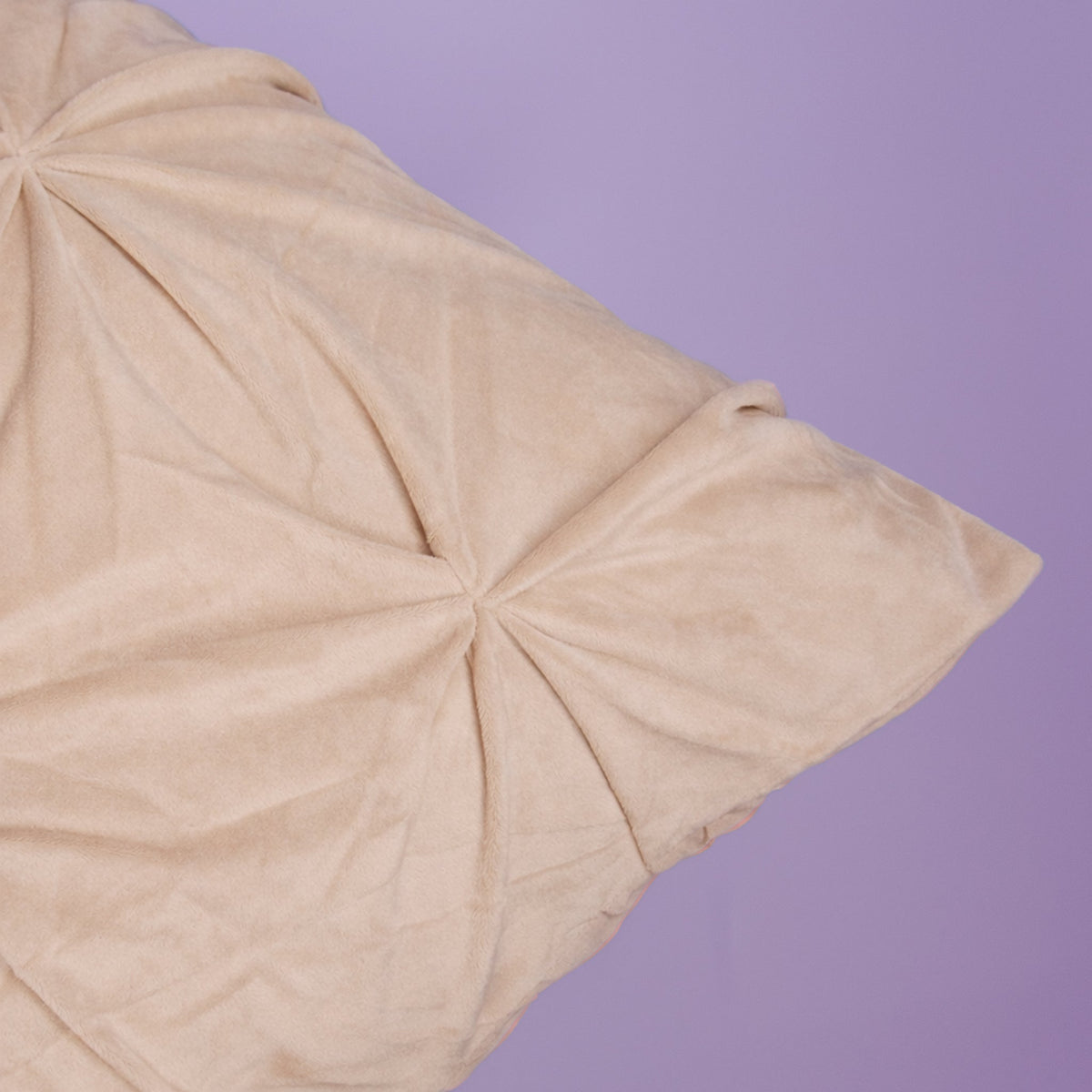 Kussenslopen | Grand Fold | Velvet Light Taupe | Set van 2