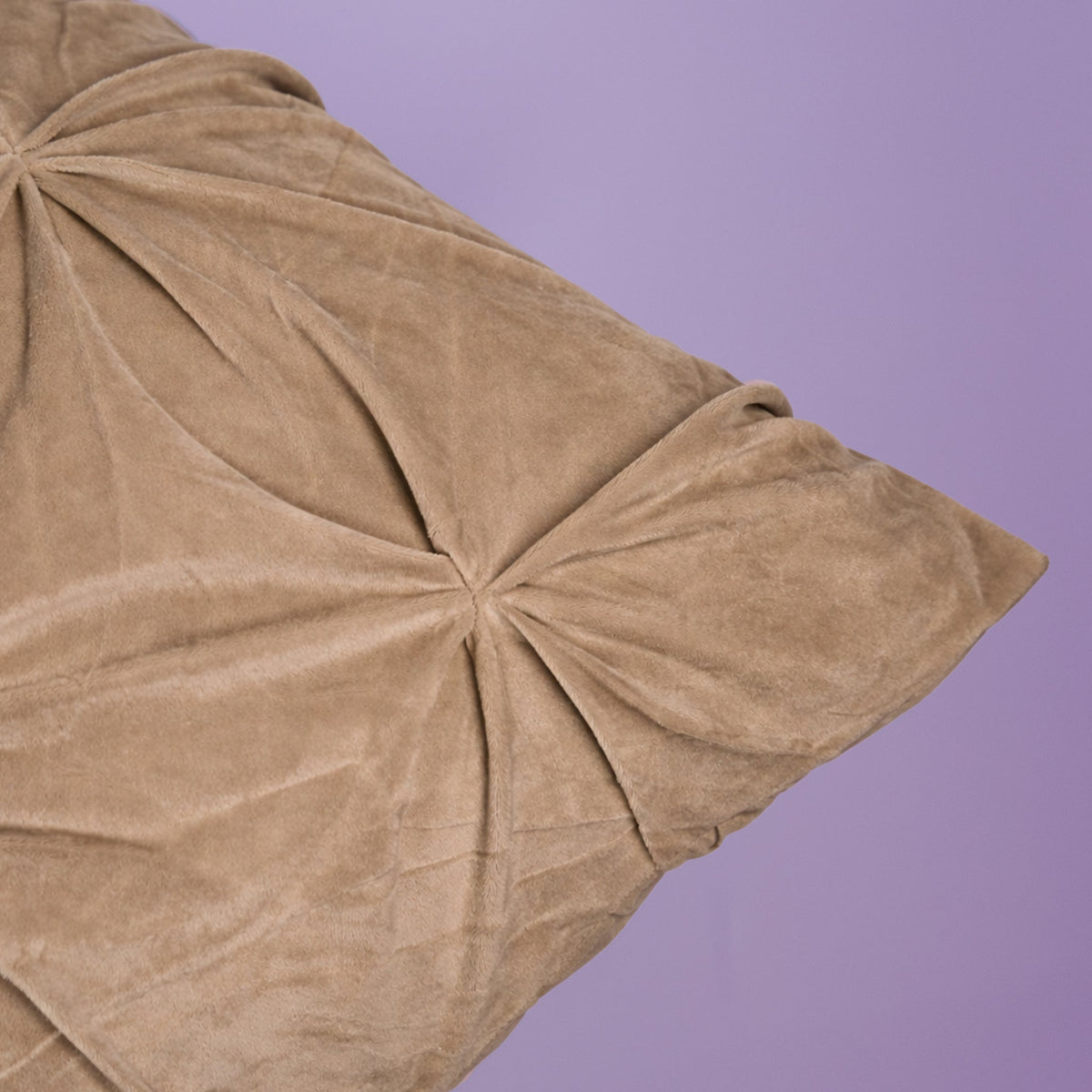 Kussenslopen | Grand Fold | Velvet Taupe | Set van 2