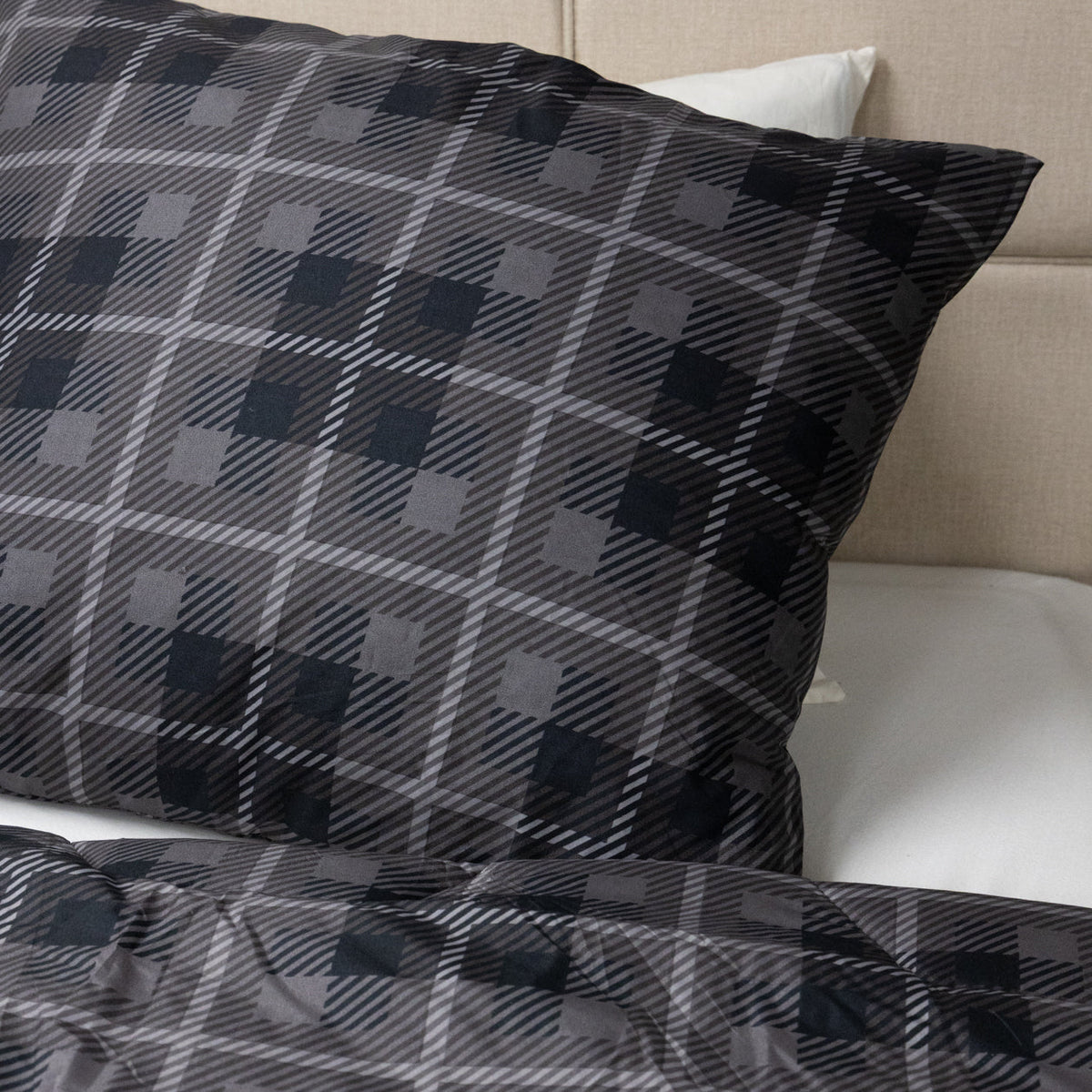 Kussenslopen | Original Prints | Grey Tartan | Set van 2