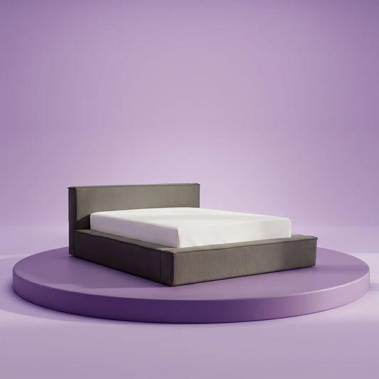 Thehappybed Amour Cosy | Rib | Antra | Bed