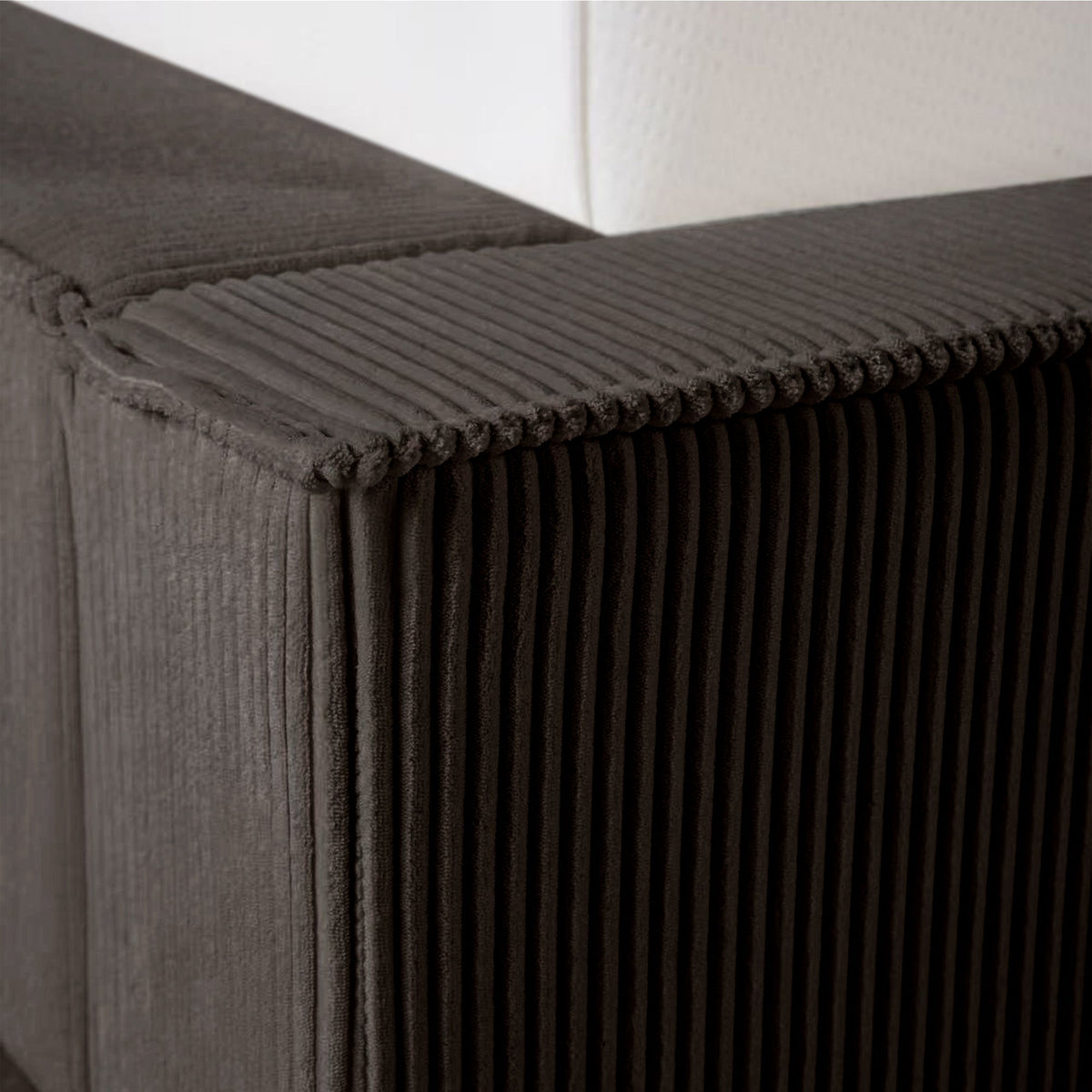 Thehappybed Amour Cosy | Rib | Antra | Bed