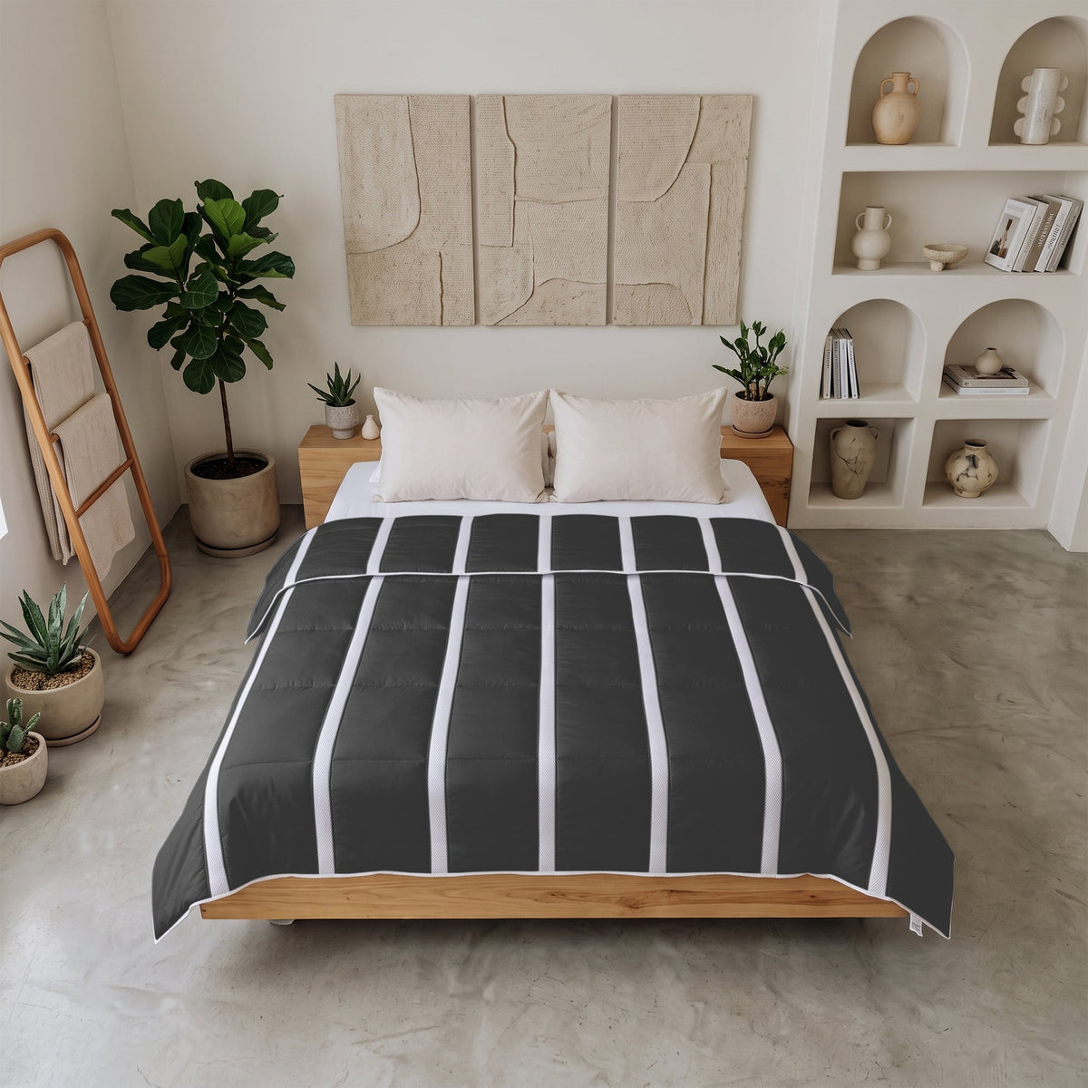 Wasbaar Zomerdekbed | Ventilation | Black