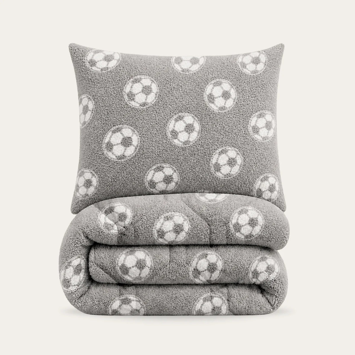 Wasbaar Kids All Season Dekbed | Glow In The Dark | Voetbal | Met Kussensloop