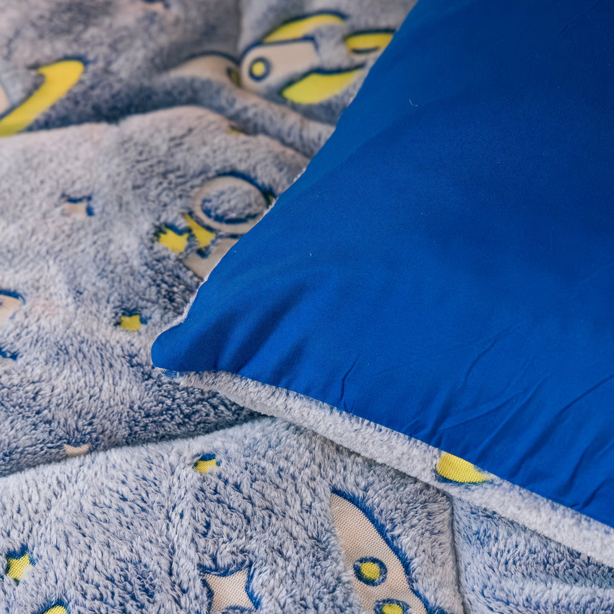 Wasbaar Kids All Season Dekbed | Glow In The Dark | Ruimte | Met Kussensloop