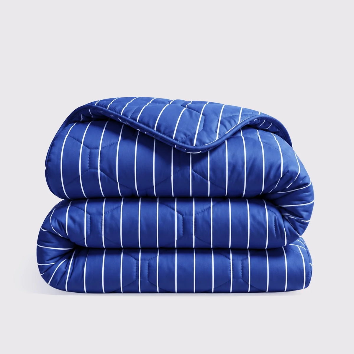 Wasbaar All Season Dekbed | Katoen Satijn | Blue Stripes