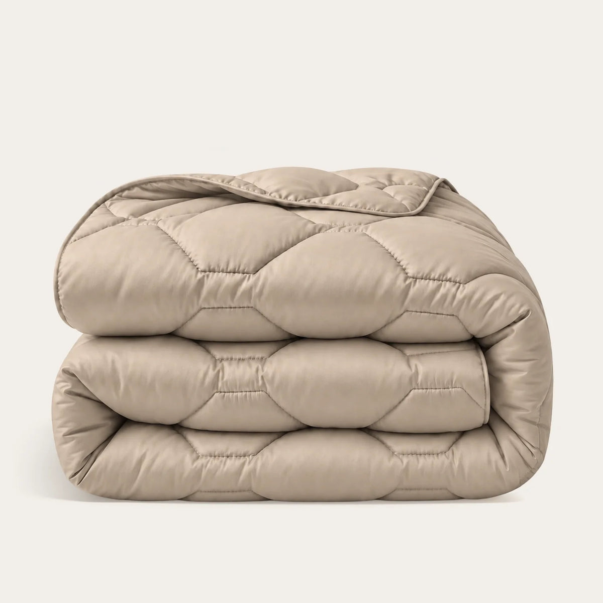 Wasbaar All Season Dekbed | Katoen Satijn | Taupe