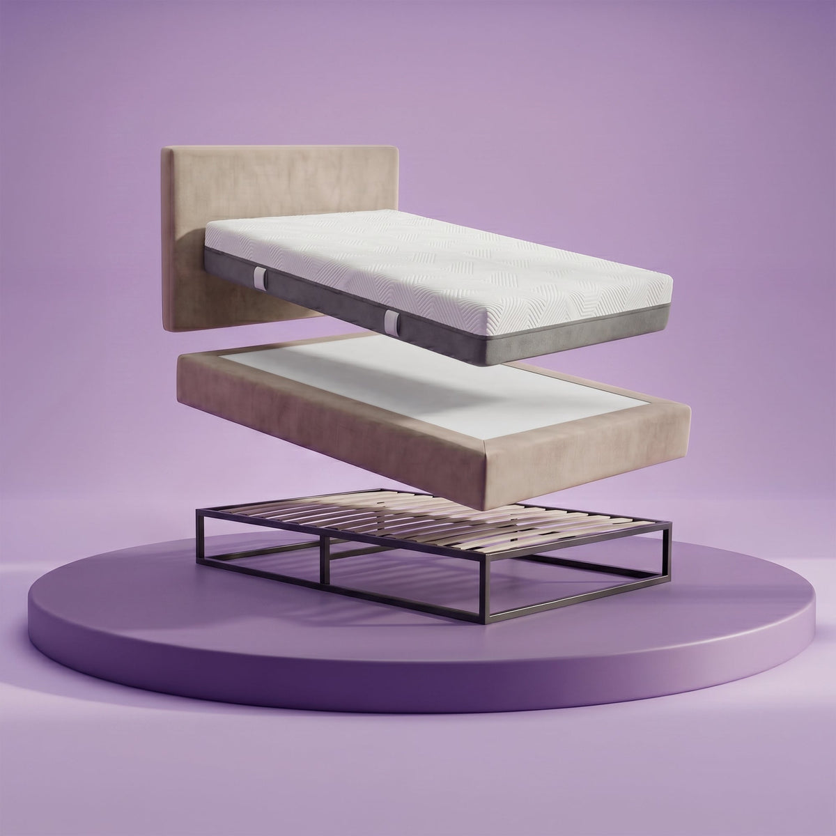 Thehappybed Wolkenbed | Taupe