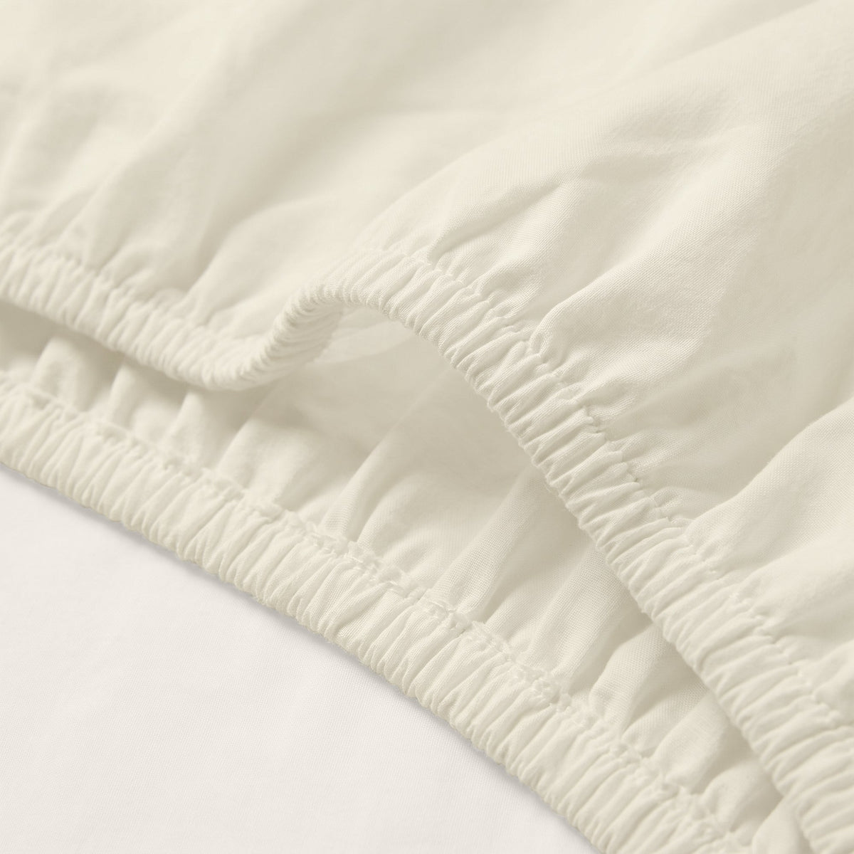Thehappybed Verkoelend Hoeslaken | Creme | 100% geweven Katoen