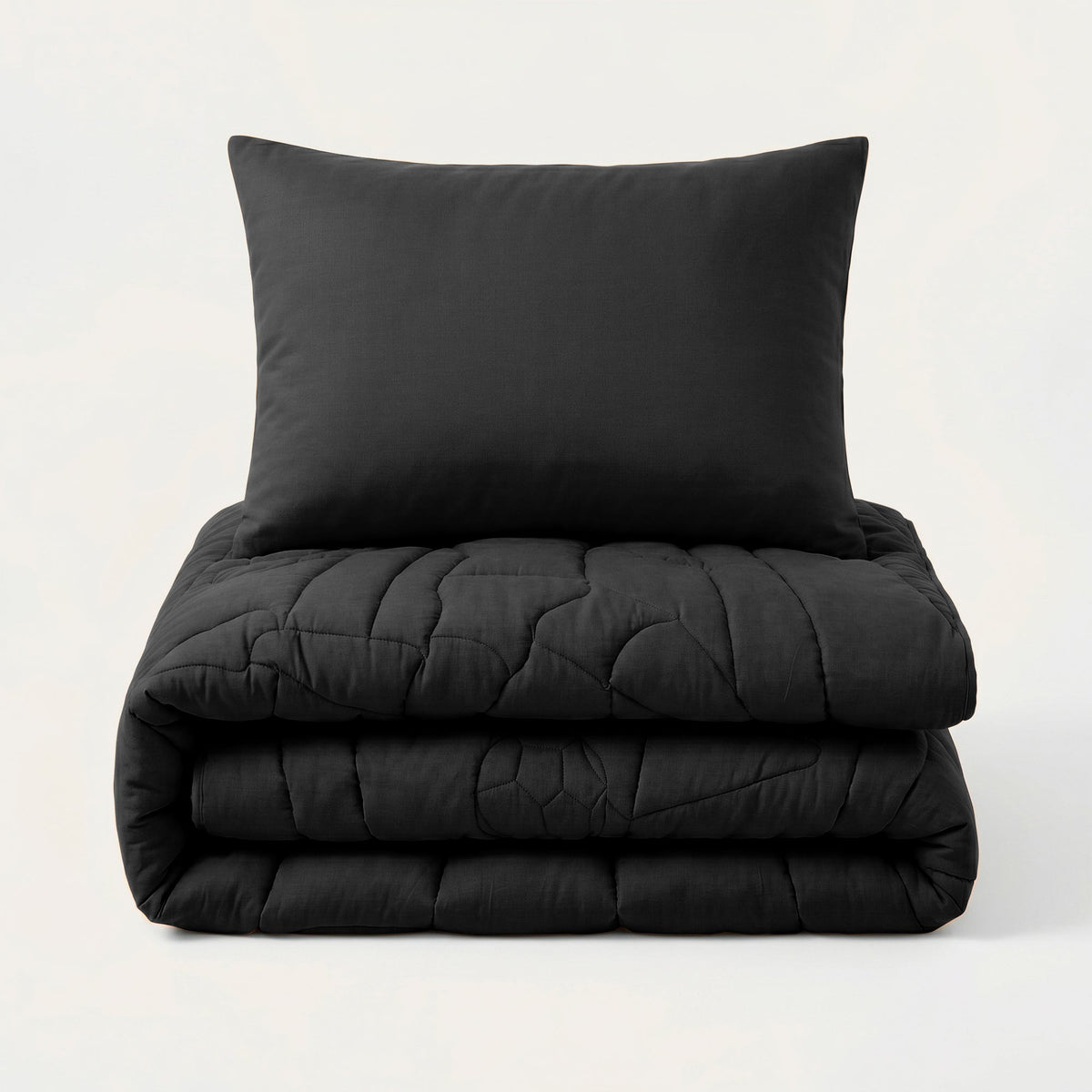 Wasbaar Kids All Season Dekbed | Voetbal Spits | Black | Met Kussensloop