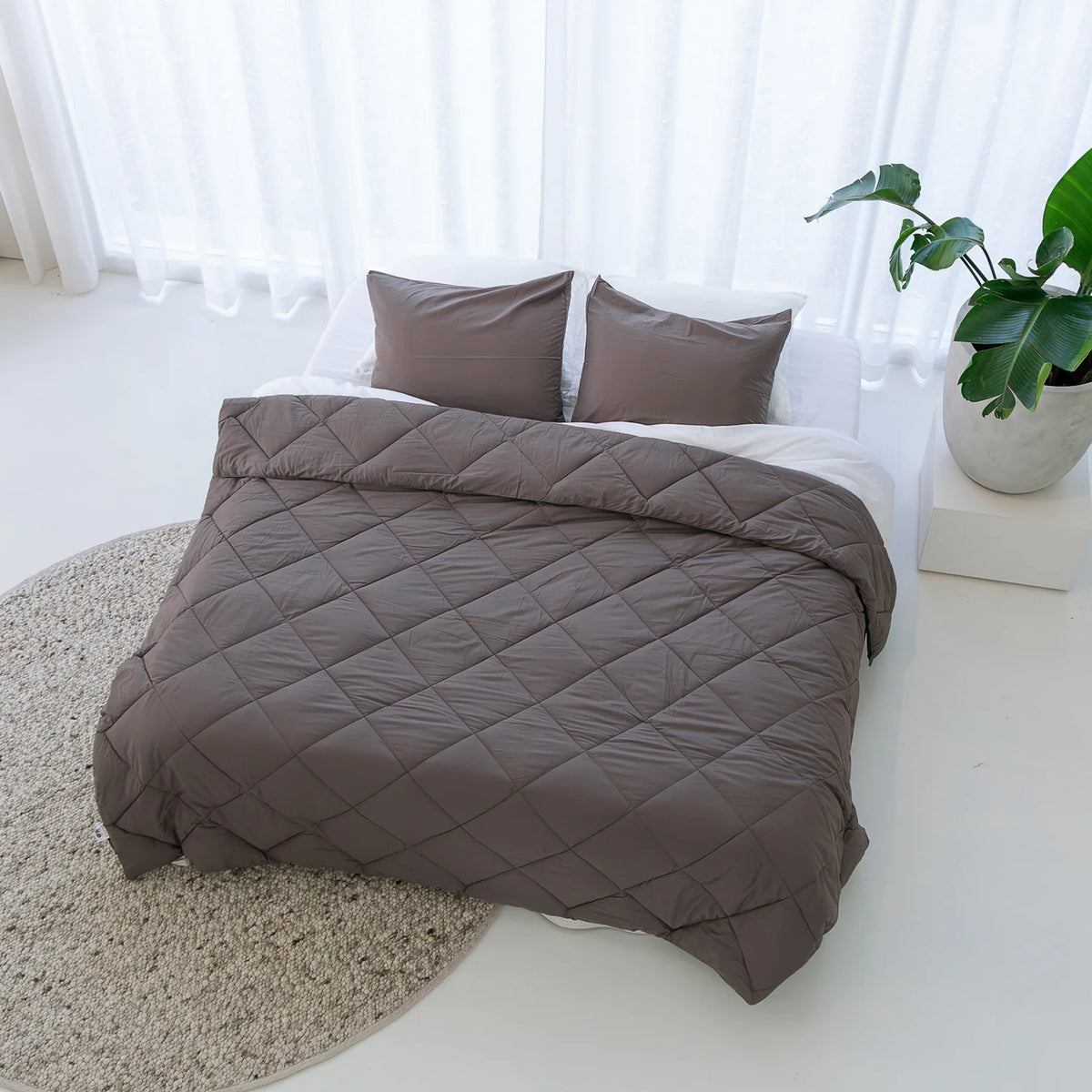 Kussenslopen | Premium Percal | Anthracite | Set van 2