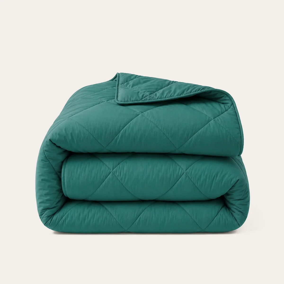 Thehappybed Premium Percal dekbed Deep Jungle groen zacht en hypoallergeen voor alle seizoenen