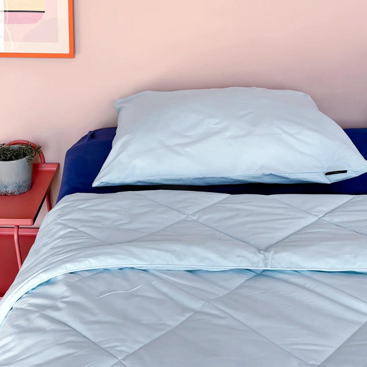 Wasbaar Zomerdekbed | Cotton Breeze | Light Blue