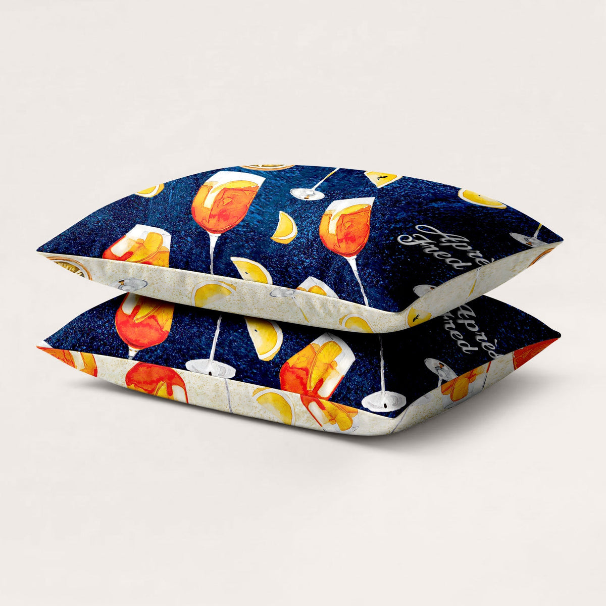 Kussenslopen | A Fish Named Fred & Thehappybed | Aperol Spritz | Set van 2