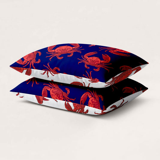 Kussenslopen | A Fish Named Fred & Thehappybed | Costal Crab | Set van 2
