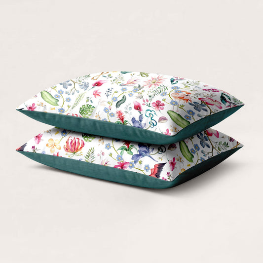 Kussenslopen | A Fish Named Fred & Thehappybed | Flamingo | Set van 2
