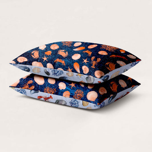 Kussenslopen | A Fish Named Fred & Thehappybed | Seashore | Set van 2