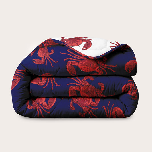Wasbaar All Season Dekbed | A Fish Named Fred & Thehappybed | Costal Crab