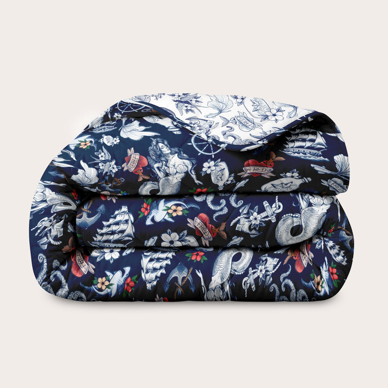 Wasbaar All Season Dekbed | A Fish Named Fred & Thehappybed | Sea Paradise