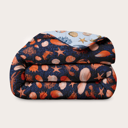 Wasbaar All Season Dekbed | A Fish Named Fred & Thehappybed | Seashore