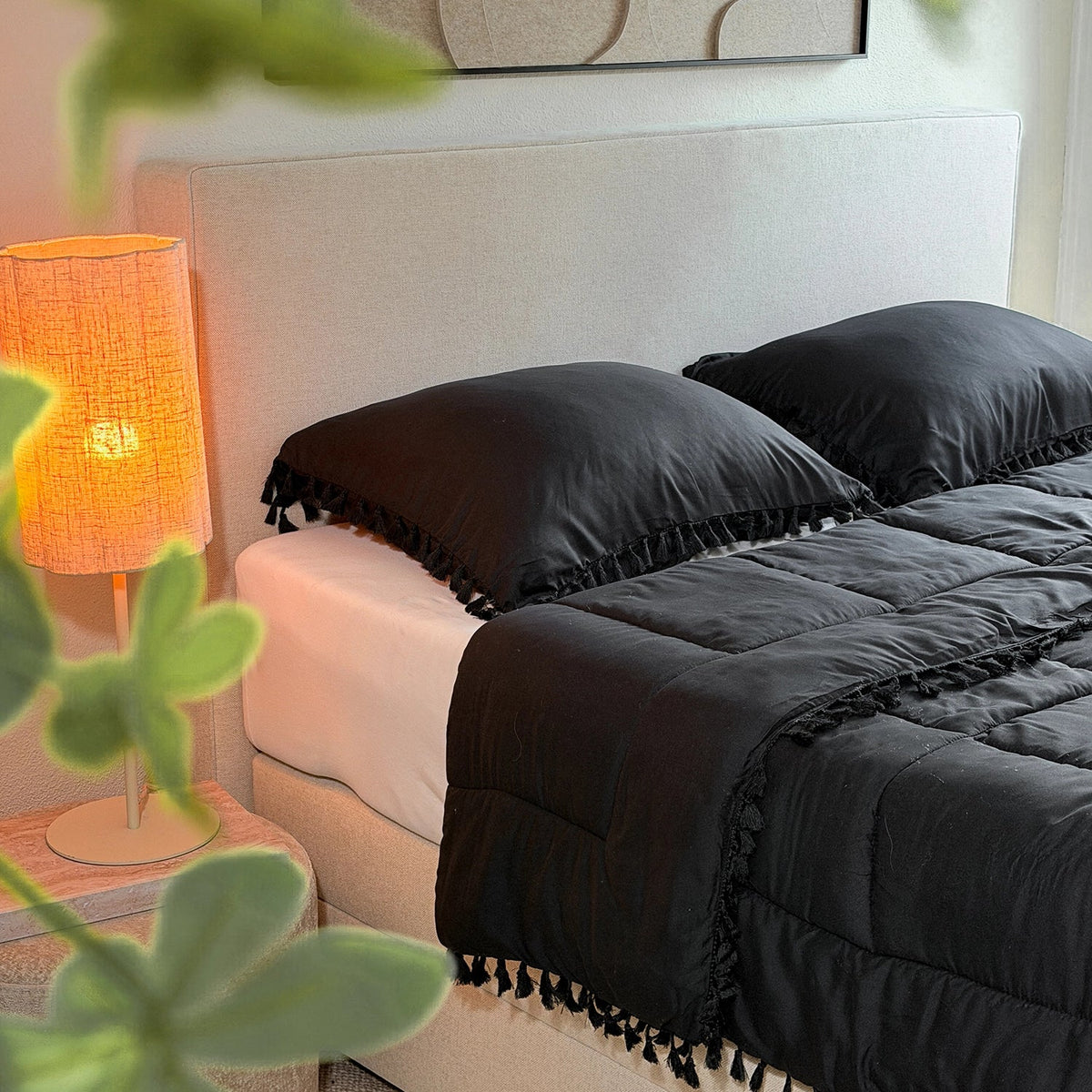 Wasbaar All Season Dekbed | Ibiza | Black
