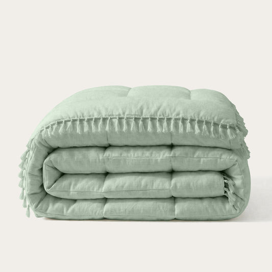 Wasbaar All Season Dekbed | Ibiza | Mint Green