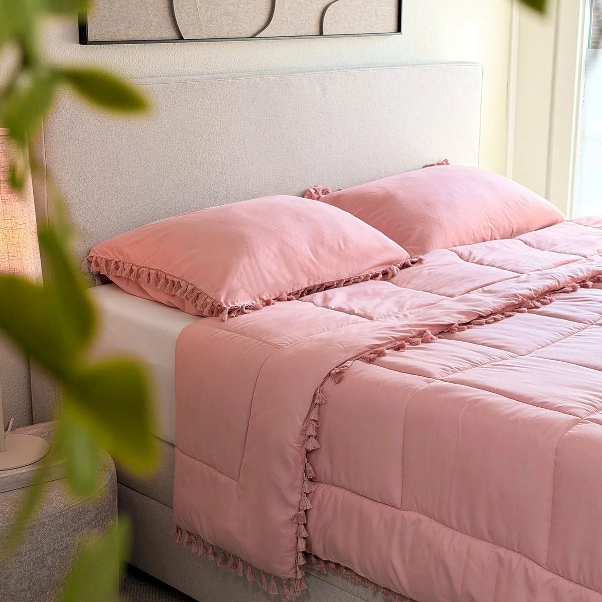 Wasbaar All Season Dekbed | Ibiza | Pink