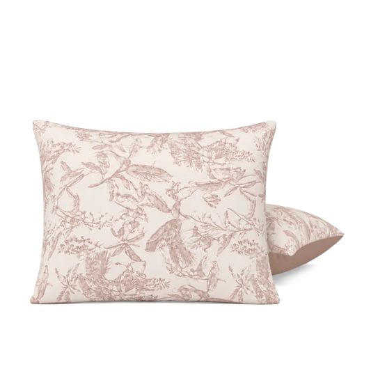 Kussenslopen | Jacquard | Brown | Set van 2